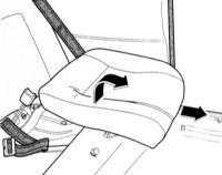  Снятие и установка заднего сиденья и спинки Audi A3