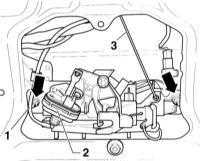  Снятие и установка запорного механизма Audi A3