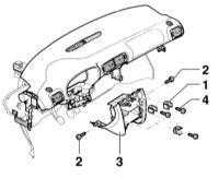  Снятие и установка центральной консоли Audi A3