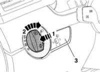  Снятие и установка переключателя света Audi A4