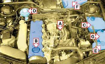  5-цилиндровый дизельный двигатель Audi A6