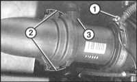  Снятие и установка корпуса воздушного фильтра и измерителя массы воздуха BMW 5 (E39)
