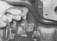  Снятие и установка датчика уровня двигательного масла Citroen Xantia