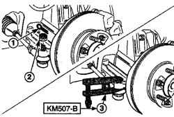 6.3.5 Снятие и установка наконечника рулевой тяги