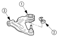  Проверка подшипника поперечного рычага подвески Ford Mondeo