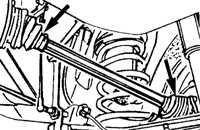  Проверка состояния защитного чехла приводного вала Ford Scorpio