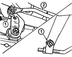  Снятие и установка тяги выбора передач Ford Scorpio
