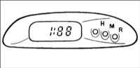  Электронные часы Hyundai Accent