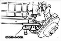 Поворотный кулак и ступица переднего колеса Hyundai Elantra