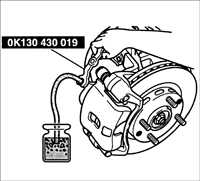  Прокачка гидравлической системы привода тормозов Kia Rio