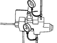 10.5 Проверка дифференциального перепускного клапана-регулятора давления (модели без ABS и EBD)