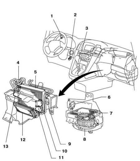  Системы отопления, вентиляции и кондиционирования воздуха Lexus RX300