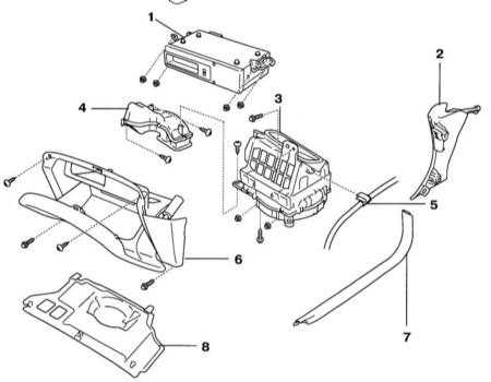  Снятие, разборка, сборка и установка блока вентилятора отопителя Lexus RX300