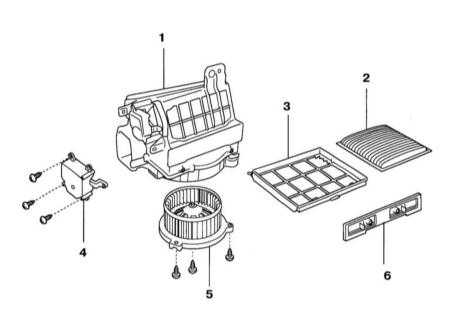  Снятие, разборка, сборка и установка блока вентилятора отопителя Lexus RX300