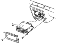  Снятие и установка радиоприемника Mazda 323