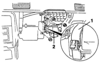  Снятие и установка вентилятора отопителя Mazda 323