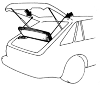  Крышка багажника (если имеется) Mazda 323