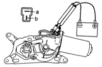  Проверка мотора стеклоочистителя Mazda 323