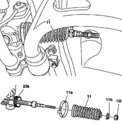  Замена пыльников картера рулевого механизма Mercedes-Benz W163