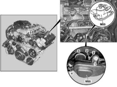 4.29 Снятие и установка электромотора отключения впускного порта (двигатель серии 612)