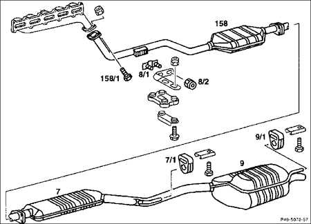  Система выпуска отработанных газов Mercedes-Benz W201