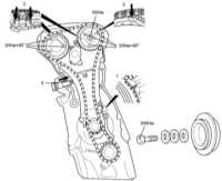  Замена цепей привода ГРМ и установка фаз газораспределения Mercedes-Benz W203
