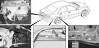  Назначение и расположение электрических разъёмов Mercedes-Benz W203