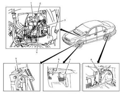  Система зажигания и управления двигателем Mercedes-Benz W203