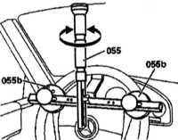  Регулировка передних колёс Mercedes-Benz W203