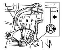  Снятие и установка электрических компонентов системы управления АТ Opel Astra