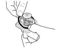  Снятие, установка и проверка исправности функционирования термостата Opel Astra