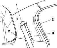 13.28 Снятие и установка двери задка (модели Corsa и Tigra)