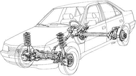  Рулевое управление Peugeot 405