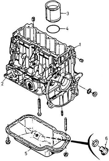  Разборка двигателя TU3 Peugeot 405