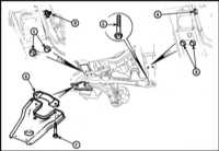  Снятие и установка на место ручной коробки передач Saab 9000
