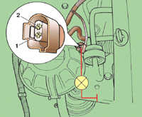  Проверка электромагнитного клапана продувки адсорбера Skoda Fabia