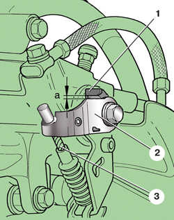  Регулировка стояночного тормоза с задними дисковыми тормозами Skoda Fabia