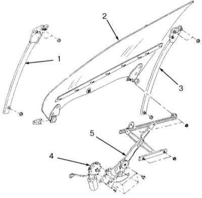  Снятие и установка регуляторов стеклоподъемников Subaru Forester