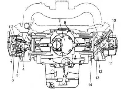 4.1 Конструктивные особенности и принцип функционирования двигателя, - общая информация и регулировка клапанных зазоров