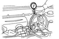  Диагностика состояния двигателя с применением вакуумметра Subaru Forester