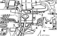  Снятие и установка наполнительного бачка (модели с турбонаддувом) Subaru Forester