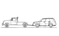  Поддомкрачивание и буксировка Subaru Forester