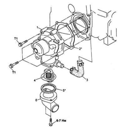  Снятие, проверка и установка водяного насоса Subaru Forester