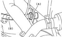  Проверка состояния и замена соединительных линий гидравлического тракта привода сцепления Subaru Legacy Outback