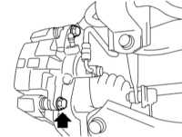  Проверка состояния и замена колодок дисковых тормозных механизмов задних колес Subaru Legacy Outback