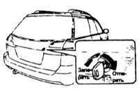  Дверь задка (Legacy Универсал и Outback) Subaru Legacy Outback