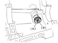  Снятие, установка и проверка состояния шестерни привода спидометра Subaru Legacy Outback