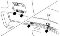  Снятие, обслуживание и установка компонентов верхних люков Subaru Legacy Outback