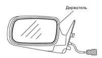  Снятие, обслуживание и установка зеркал заднего вида Subaru Legacy Outback