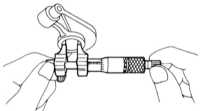 Снятие, проверка состояния и установка элементов привода клапанов Subaru Legacy Outback